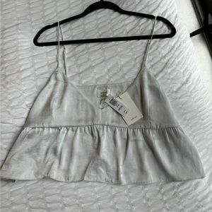 NWT- Aritzia camisole in Frozen Grey (XL)